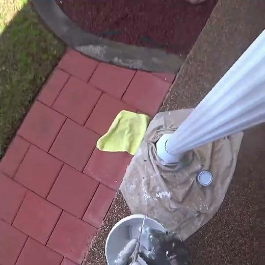 Best way to paint columns#shorts #tips #diy #tutorial 👍& 🔔