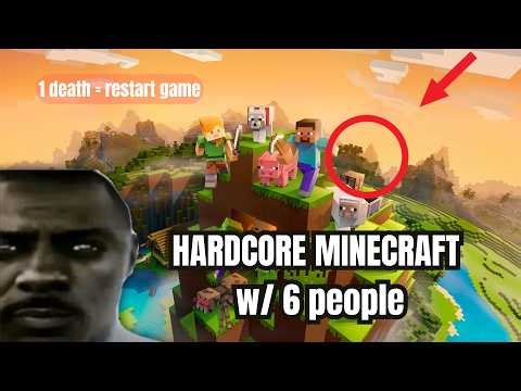 NOT ENDING VIDEO TILL WE BEAT HARDCORE MINECRAFT ||1 DEATH = RESTART GAME || Minecraft gameplay