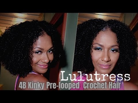 THIS IS MY HAIR!! 😱Lulutress 4B Kinky Crochet Hair| Pre-looped and pre-separated| Beginner Install