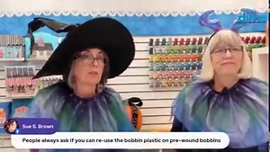 2.8K views · 24 reactions | Tuesday Tip! Can you reuse a prewound plastic bobbin? And how do I know if I have a refillable bobbin? Listen in as Eileen Roche and Deborah Jones answers both of these popular questions about bobbins. For more information about using the right bobbin, head over to our blog t the link below. https://blog.dzgns.com/2021/11/the-humble-bobbin/ | DIME by OESD | Facebook