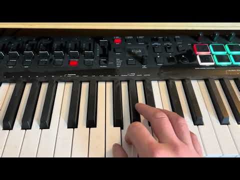 How to use the midi keyboard live on air at CJUC via MainStage