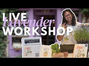 How to Teach Kids to Propagate Lavender | Evidence-Based Sensory Garden Workshop at Indigo