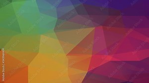 abstract hexagon and polygon formed 3d understanding figure resembling a piece of multicolored undone origami cardboard