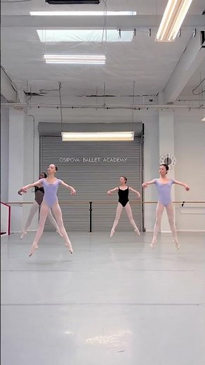 How we do Pas Echappes; Ballet Technique Class from Osipova Ballet Academy - Vaganova training