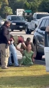 WOMAN DETAINED BY ICE - Dramatic cellphone video shows a woman being forced from a car Wednesday by federal agents in the Florida Keys. Read more: https://www.local10.com/news/local/2025/12/04/video-shows-woman-being-forced-from-her-car-by-federal-agents-in-key-largo/ | WPLG Local 10
