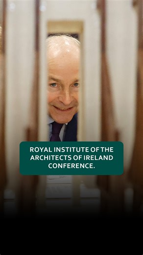 Pleased to address the Royal Institute of the Architects of Ireland conference, exploring the theme “Cities, Towns and Neighbourhoods. Architecture and planning are at the heart of solving Ireland’s housing, climate challenges and resilient communities. | Micheál Martin
