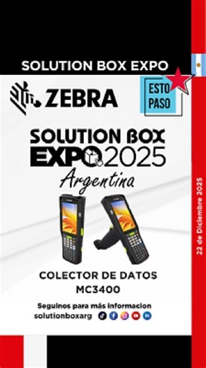 SOLUTION BOX SRL on Instagram: "¡Potencia tu productividad con el colector Zebra MC3400! 🚀 Este dispositivo cuenta con el sistema operativo Android y una cómoda pantalla de 5 pulgadas que facilita la visualización de tus datos en cualquier entorno. Según nos explica Oscar, es la herramienta ideal para quienes buscan precisión, ya que combina la modernidad de su interfaz con un teclado físico incorporado. Lo que realmente destaca de este equipo es su versatilidad de escaneo: posee un lector de c