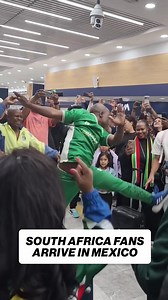 Bafana Bafana in Mexico City for FIFA World Cup
