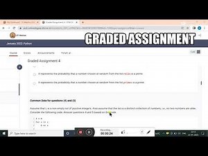 PROGRAMMING IN PYTHON || WEEK - 4 || GRADED ASSIGNMENT SOLUTION || IITM ONLINE BSC DEGREE COURSE