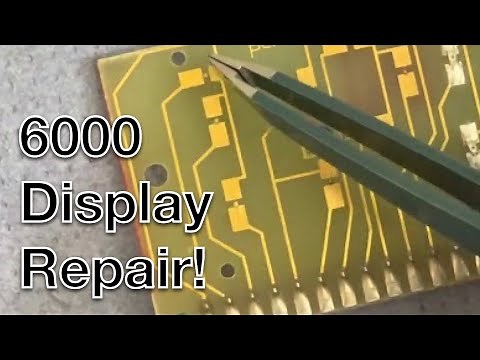 Bang & Olufsen Beomaster 6000 display repair, applies to 8000 & Beocord 8000, 8002, 8004, 9000 Ep.09