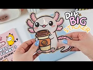 How to make Big Sticker at Home | Step by Step!