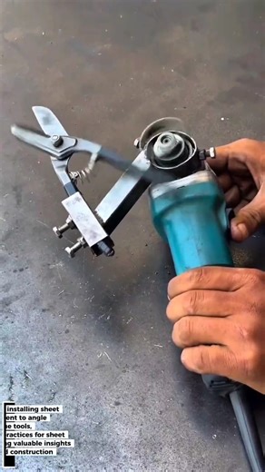 Sheet Metal Cutting with Angle Grinder Attachment: Transforming Angle Grinder Into Metal Cutter