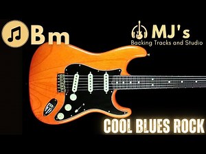 Cool Blues Rock in B minor | 120 bpm | Backing Track
