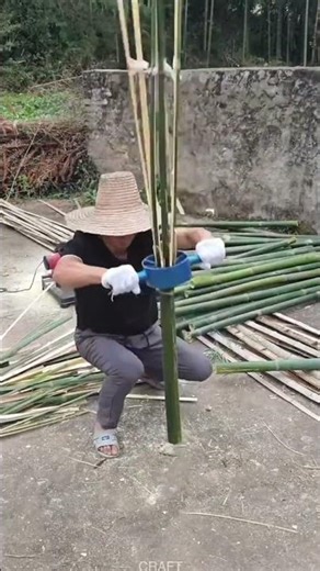 Bamboo Splitting Tool Craft: Step-by-Step Bamboo Processing Technique
