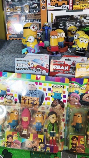 Margo, Agnes, Gru 😄 Edith & Minions Family