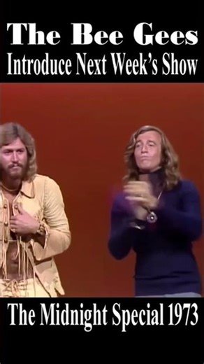Bee Gees Humor: Mo Laughs Too Hard! 1973 Midnight Special