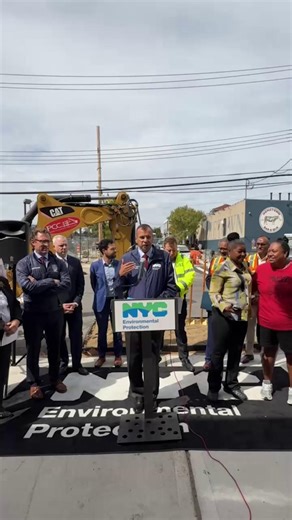 1.5K views · 18 reactions | Alongside NYC Mayor's Office, NYC Emergency Management, New York City Department of Design and Construction, New York City Department of Parks & Recreation and NYC DOT we're excited to announce a $218 million project to protect #RedHook from coastal flooding, preventing hundreds of millions in flood-related property damage for local businesses and residents! | NYC Water | Facebook