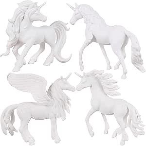 Toddmomy Paint Your Unicorn DIY Painting Kit - Decorate and Draw 3D Toys for Kids - Art and Craft Set