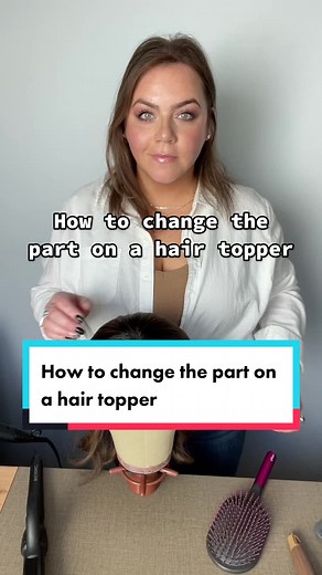 How to Style a Closed Lace Front Topper for Thinning Hair