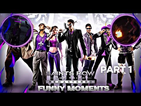15 Minutes Of Playing Saint Row 3 Co-op On Hardcore Mode - Funny Moments Part 1