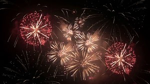 Looped Fireworks Display Can Be Used Stock Motion Graphics SBV-348883922 - Storyblocks
