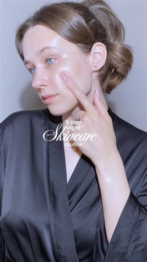 fall barrier repair night skincare routine for dry skin⭐️🌙