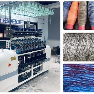 [Hot Item] Fancy/Cotton Loop/ Slub/Knob/ Injected Color Yarn/Mosaic Small Laboratory Yarn Ring Spinning Frame Machine