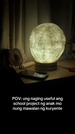 Buti nalang meron nito, instant ilaw. #diyproject #schoolproject #usefulproject