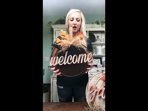 SPLATTER SCREEN PUMPKINS- FALL DOLLAR TREE DIY