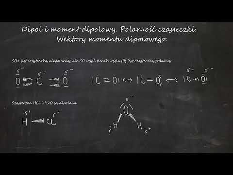 Dipol i moment dipolowy — jak działa chemiczna asymetria? Wektory momentu dipolowego.