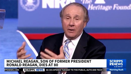 Michael Reagan, son of former president, dies at 80