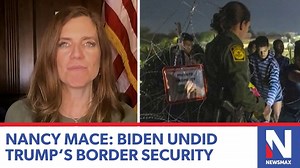 9.4K views · 586 reactions | "Every good border security, border policy created by Donald J. Trump, he reversed all of that." Rep. Nancy Mace slams President Joe Biden's refusal to take executive action on the border. | NEWSMAX | Facebook