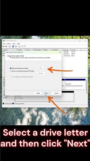 How to make a volume on a drive using disk manager #windows #diskmanagement #harddrive
