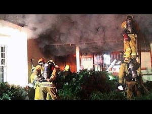 LAFD / Palm Grove House Fire / Mid-City L.A.
