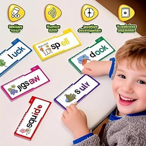 "Just months ago, our son struggled to sound out simple words, his frustration growing with each attempt. Then we discovered Flip, Rhyme & Read – and everything changed! The playful rhymes and interactive flips turned practice into a game he loved. Slowly, those painful pauses between letters disappeared. Now? He grabs books with confidence, reading aloud with a smile we’d never seen before during "homework time." This wasn’t just progress – it was a total transformation. If your child dreads re