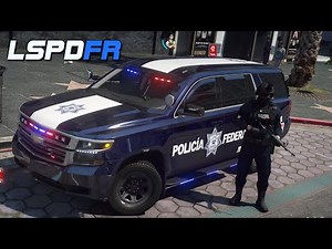 GTA 5 POLICIA | TAHOE DE LA FEDERAL DE CAMINOS | TheAxelGamer