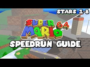 Super Mario 64 70 Star Speedrun Guide (Bob-Omb Battlefield/Whomp's Fortress)