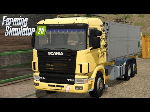 FS25 - Scania 164G DUMP TRUCK - NEW TRUCK MOD for Farming Simulator 2025 GAMEPLAY