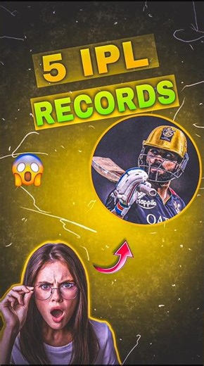 Virat kohli top-5 ipl records 😱 #shorts #cricket #ipl2026