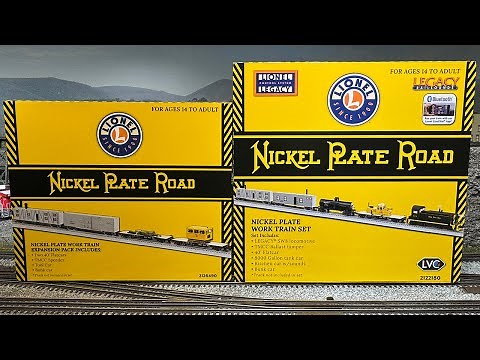 Lionel's Finest Work Train Ever! Nickel Plate Road Work Train Set & Expansion Pack