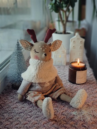 DIY Winter Deer Sewing Pattern - Pdf tutorial. Primitive Plushie Ragdoll - Best Gift for Child, Gift Handmade. - Etsy Canada
