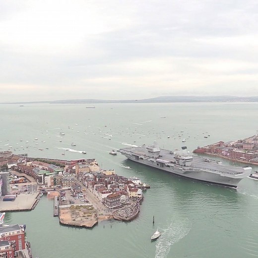 330K views · 2.7K shares | Watch the historic moment HMS Queen...