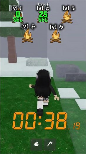 Running Across the Map in Every Size!😱 #roblox #99daysintheforest #99nightintheforest #usa #67