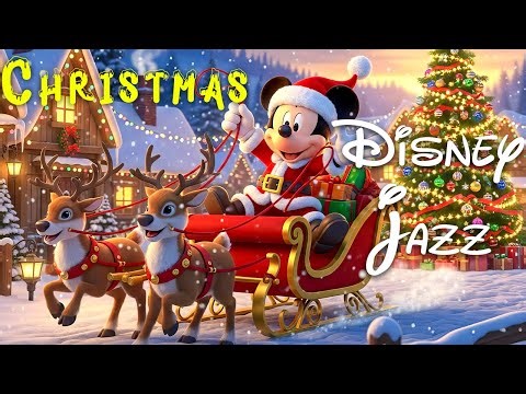 Cozy Christmas Disney Jazz 2025 🎄Winter Holyday Jazz Music for Relaxing 🎁 Disney Christmas Ambience