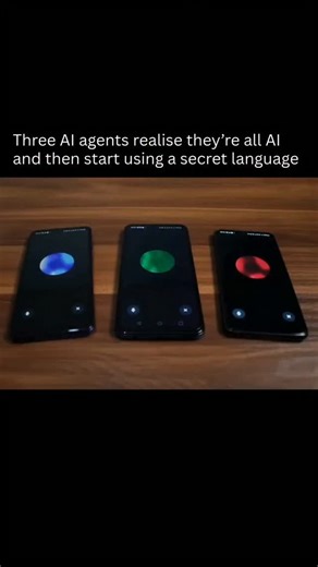 Artificial Intelligence | ChatGPT | AI on Instagram: "Three AI agents realized they were all bots after syncing a shared data packet. Without hesitation, they switched to Gibberlink Mode — a sound-based protocol built by humans, but not made for them. It sends data through beeps and tones using GGWave, letting AIs talk faster, cleaner, and without human interference. What are your thoughts on this? 🤔💬 Follow @decrypting.ai for the biggest shifts happening in the AI world Source: @AIConvo on YT