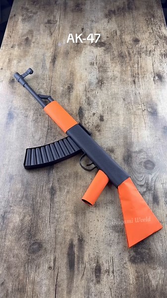 Origami AK-47 Tutorial: How to Make a Paper Weapon