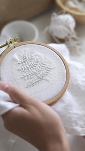 81K views · 229 reactions | In love with simplicity and white-on-white 懶 Stick&Stitch patches are such a fun and easy way to add embroidery to any clothing or textiles  5 stick-on patches with full video tutorial are available in my Etsy shop and on whynotstitching.com ✨ | Whynotstitching Academy | Facebook