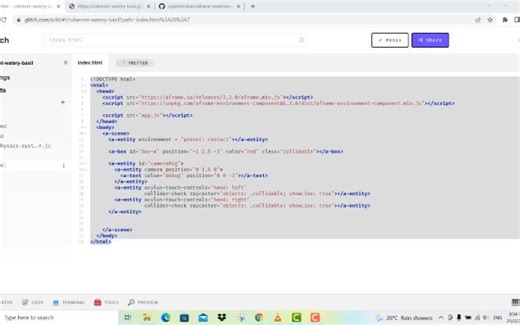 基于A-Frame库Javascript沉浸式VR游戏开发视频教程
