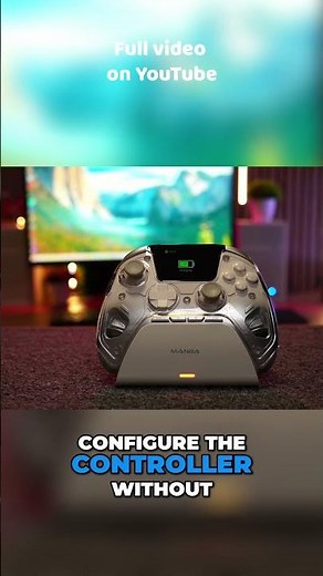 Joystick's Integrated Screen Offers Convenient Configuration #shorts