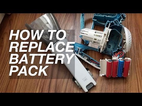 EASY DIY Replace 16v Black & Decker Hand Vacuum Battery How to CHV1410L lithium Cordless Vac